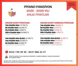 Avclar zel Piyano Kz Pansiyonu