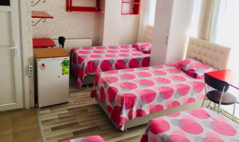 stanbul - Beyolu, Turkuaz Stlce Kz renci Yurdu - 4 Kiilik Oda