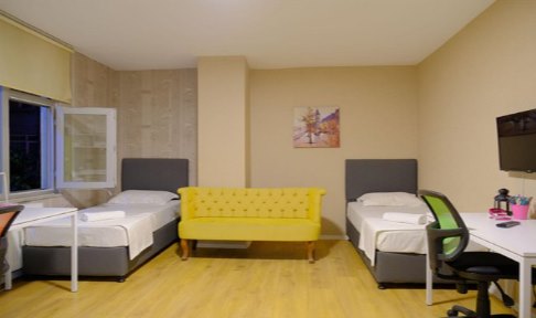 stanbul - ili, Campucity Mecidiyeky Kz renci Yurdu - 3 Kiilik Oda - Standart