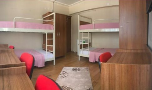 Ankara - ankaya, Asude Kz renci Yurdu - 4 Kiilik Oda
