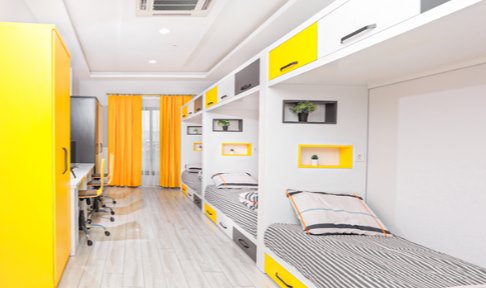zmir - Bornova, Birgl Hanm Kz renci Apart - 3 Kiilik Oda