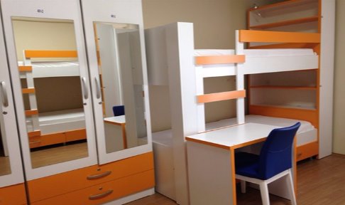 stanbul - Kadky, zel Nilfer Gkay Kz renci Yurdu - 4 Kiilik Oda - Geni