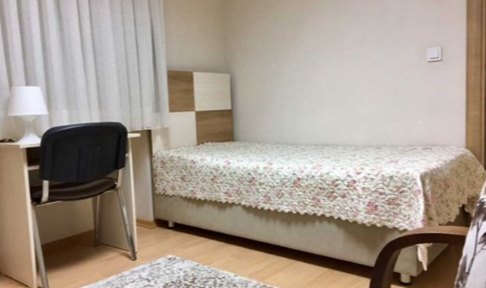 stanbul - Bahelievler, nsan Vakf Bahelievler Kz Yurdu - 1 Kiilik Oda - Banyolu